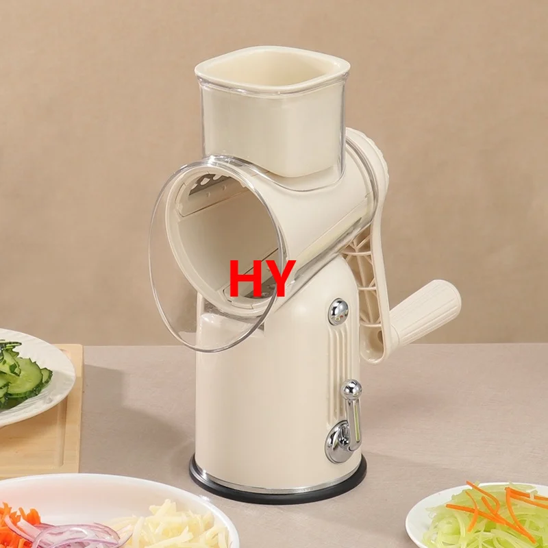 Multifunction Manual 5 in 1 Vegetable Chopper Mandoline Slicer Rotary Drum Grater Nut Shredder Veggie Rotary Cheese Grater