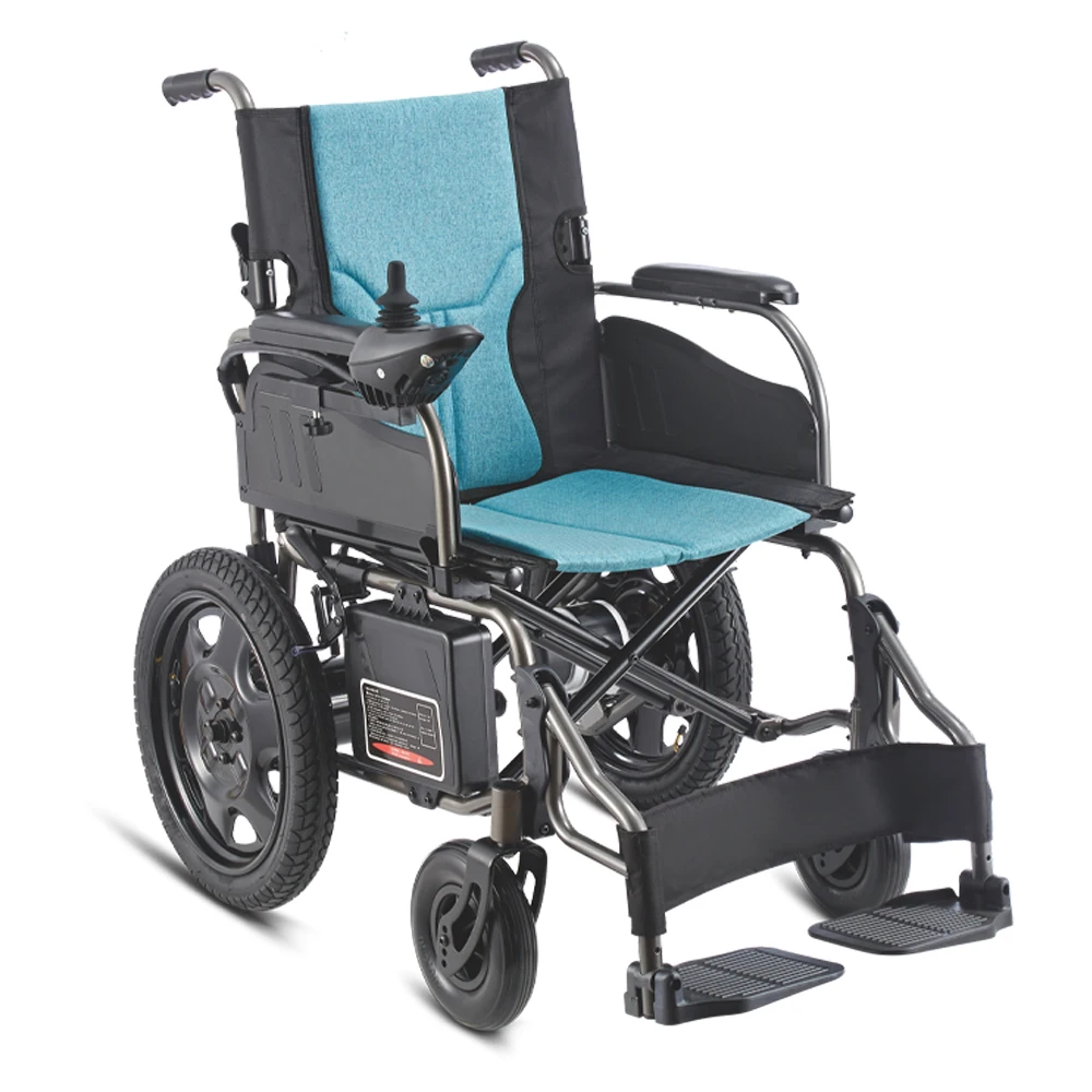 Foldable electric wheelchair for travel hospital patient rehabilitation cart disabled equipment