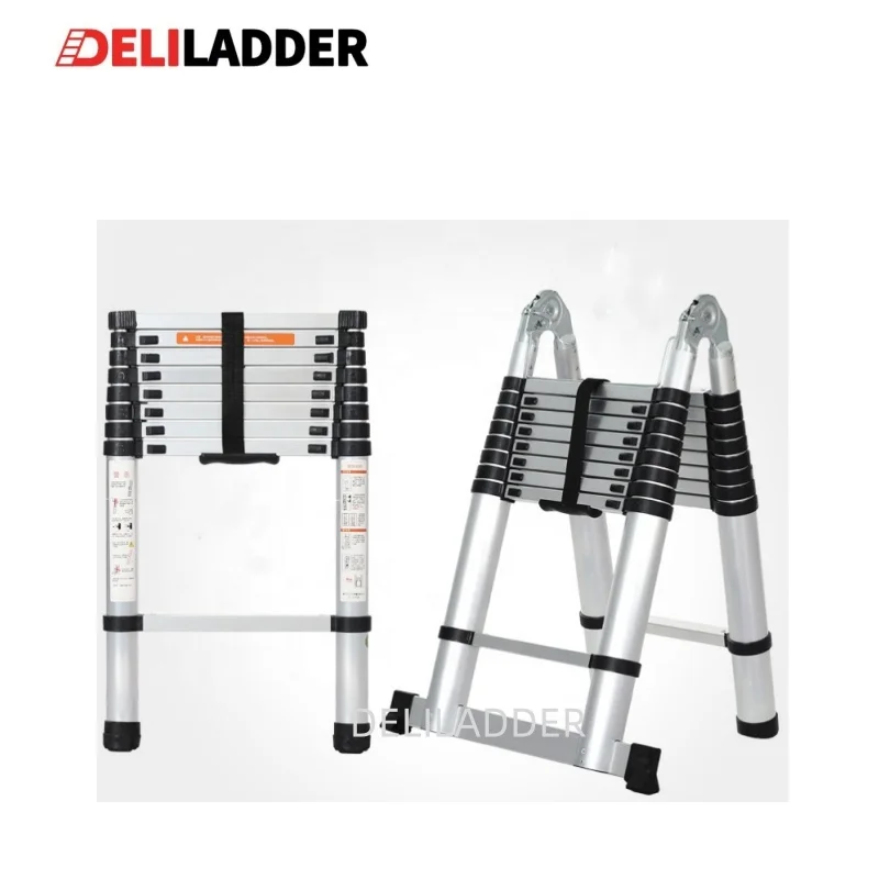 DELILADDER 3.2m Lidl Car Roof Extension Aluminum Telescopic Foldable Ladder