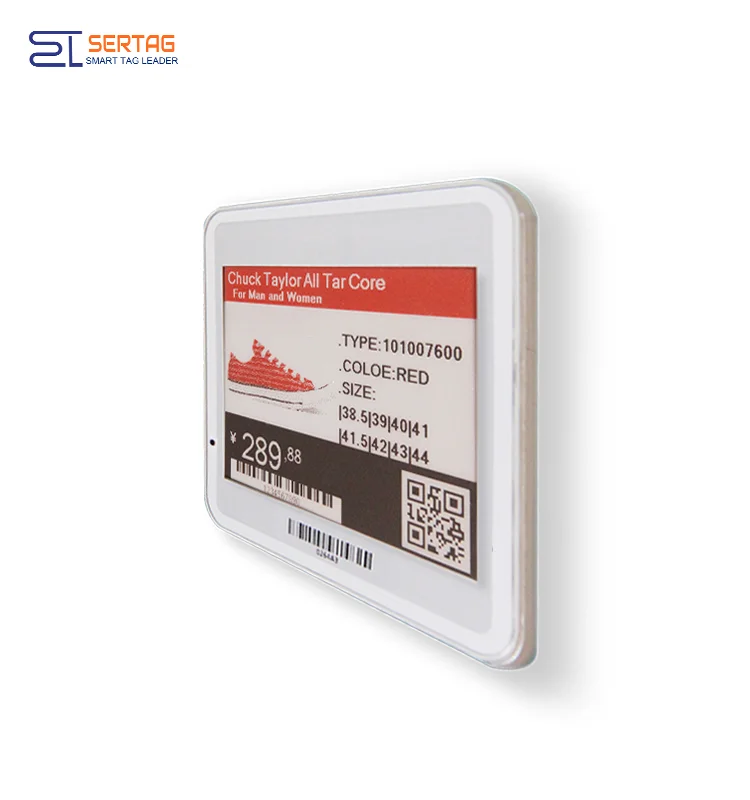 
Sertag Colorful Epaper Eink Electronic Shelf Label Price tag epd esl 