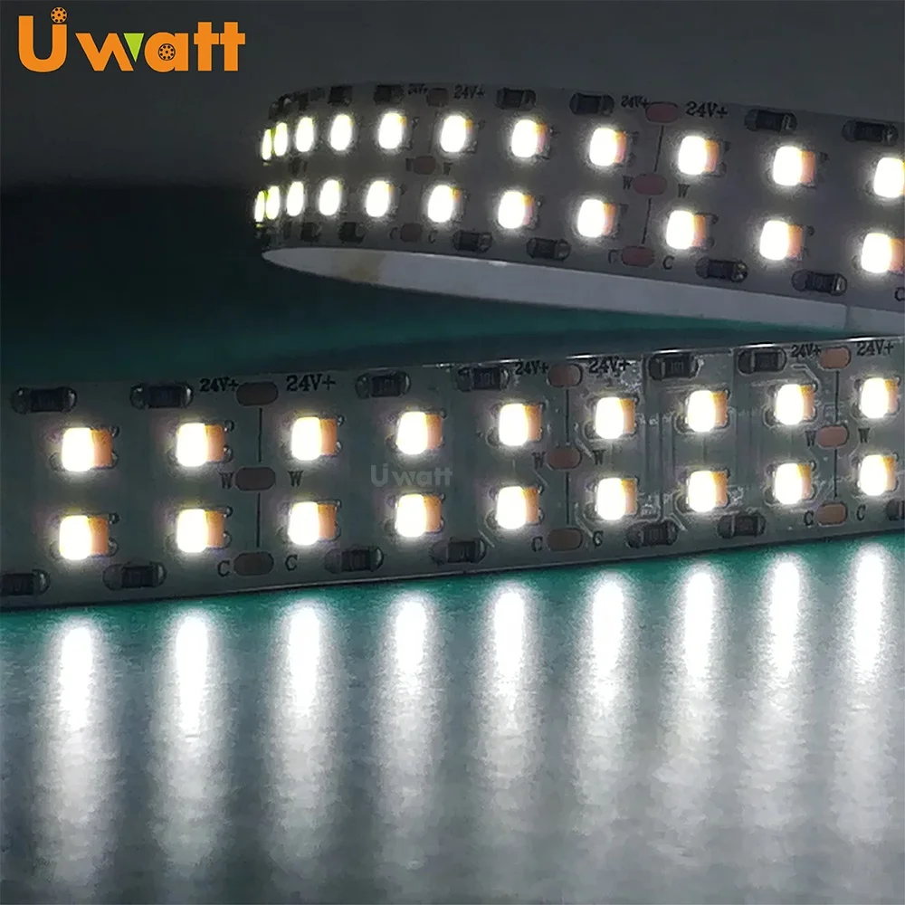 SMD2835 240leds 24 Volt Two Colour LED Strip Light Dual Colored LED Flexible Strip Light