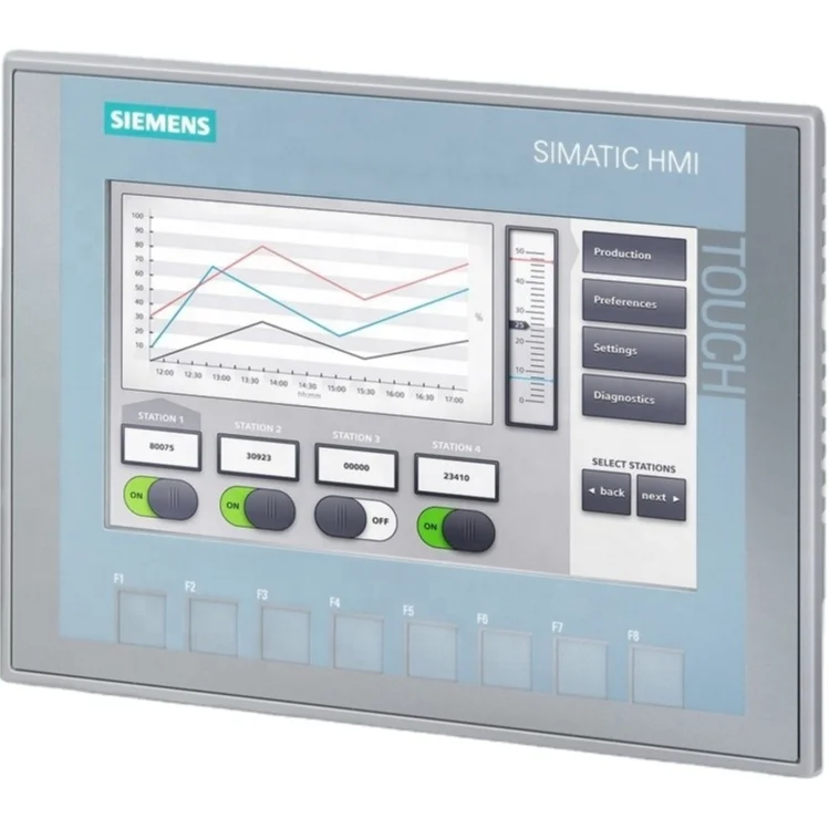 Siemens Brand New HMI Touch Screen 6AV2124-1QC02-0AX1 6AV21241QC020AX1