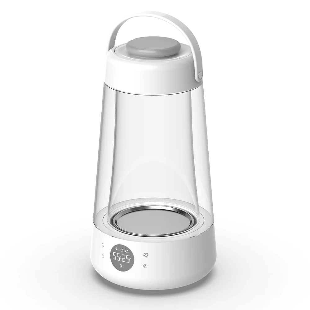 Hotsy 2024 Heated Humidifiers Top Filling Stainless Steel Hot Steam H2O Smart Korean 3L Ptc Heating Evaporative Humidifier