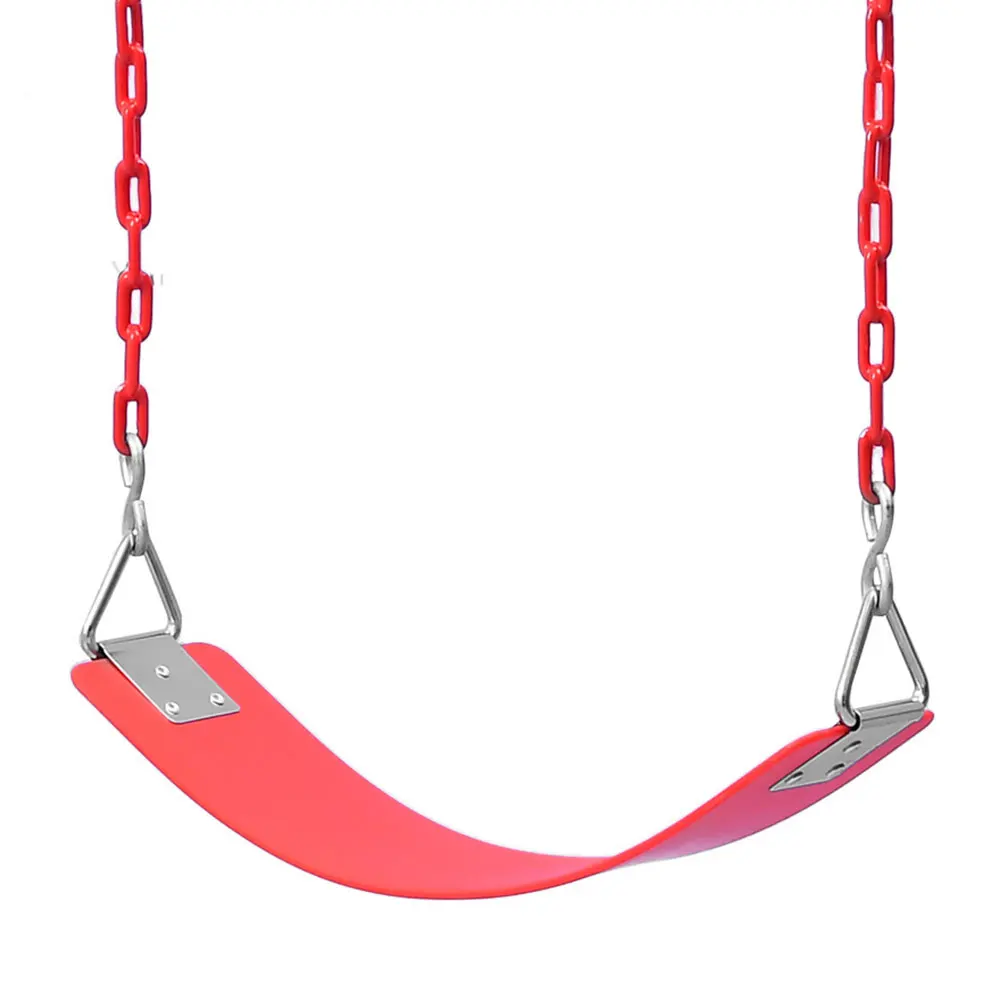 5 Seats Outdoor PVC Coating Plastic Stable Baby Cradle Swinging Chair Outdoor Garden Swing for Sale Toy Set Metal Customized