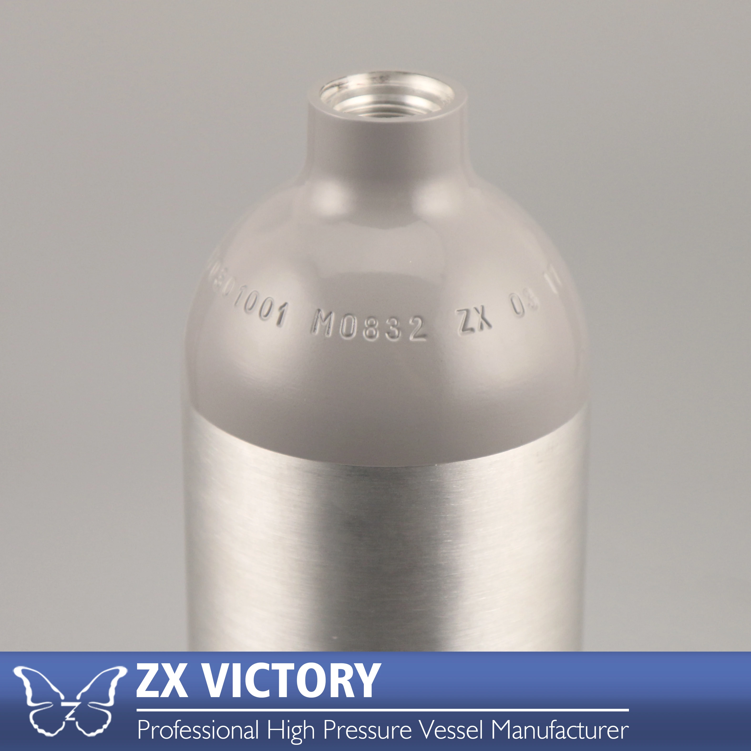 ZX DOT-3AL 1800psi 1.5LB 5LB 10LB 15LB CO2 Tank Bottle High Pressure Gas Cylinder