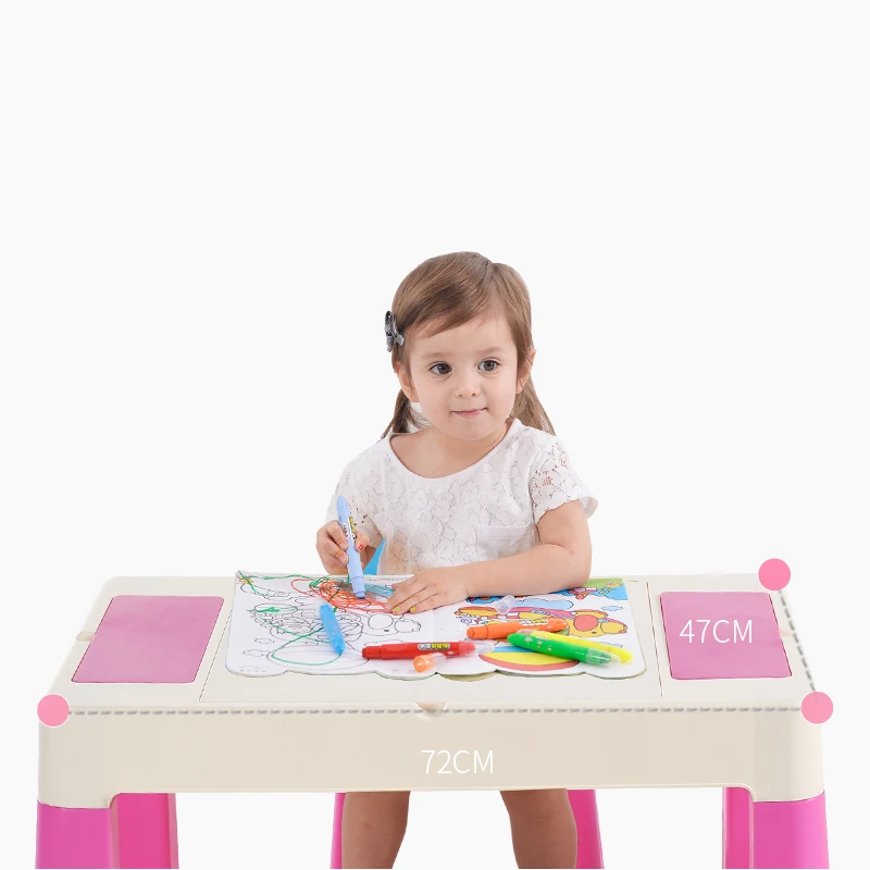 Hot Selling Cheap Custom Kids Block Building Table And Chair Set