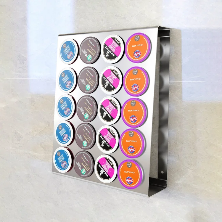 Nespresso Coffee Capsule storage Metal Coffee Pod Holder New Design Wholesale K Cup Metal Coffee Capsule Holder Stand