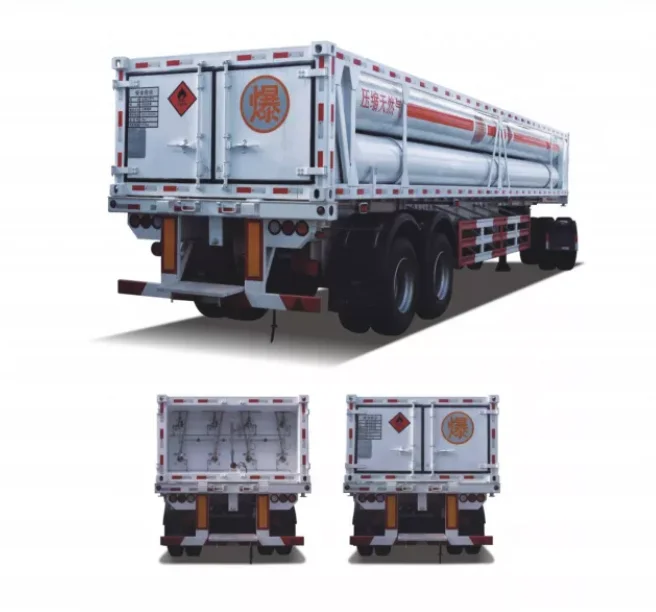 CNG Truck tank liquid nitrogen trailer transport Large volume seamless steel cryogenic petrol tanker Cheap Price