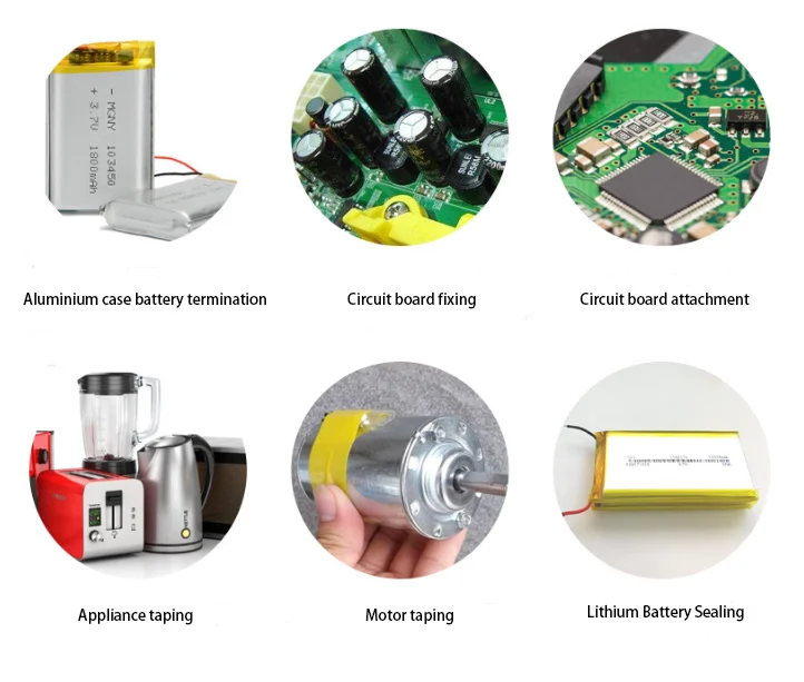 Lithium Battery Termination Tape High Temperature Insulation Protective Tape  For Electrical Insulation