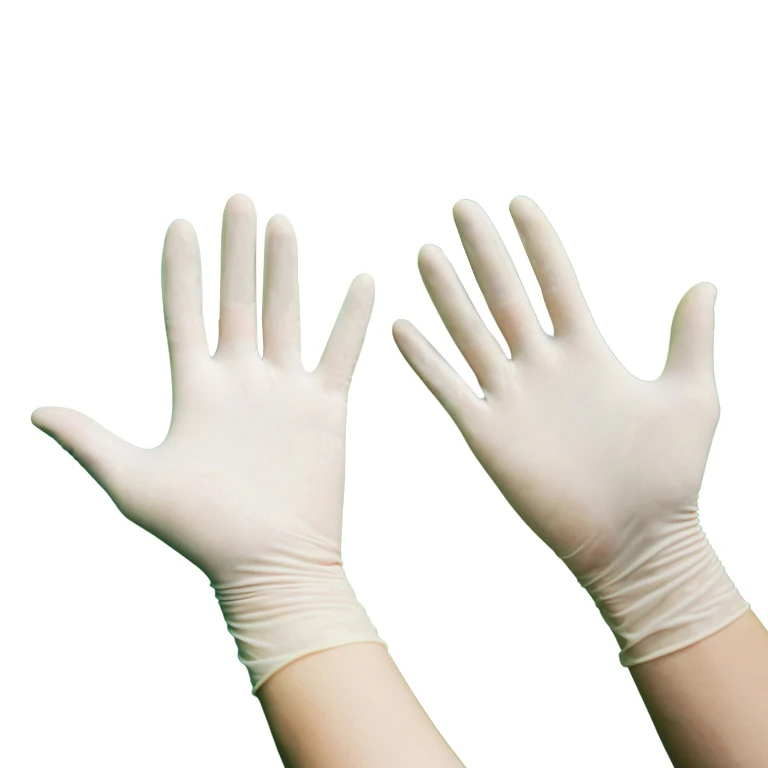 Medispo Latex Examination Medical Disposable Powder Free Hand Gloves Non Sterile