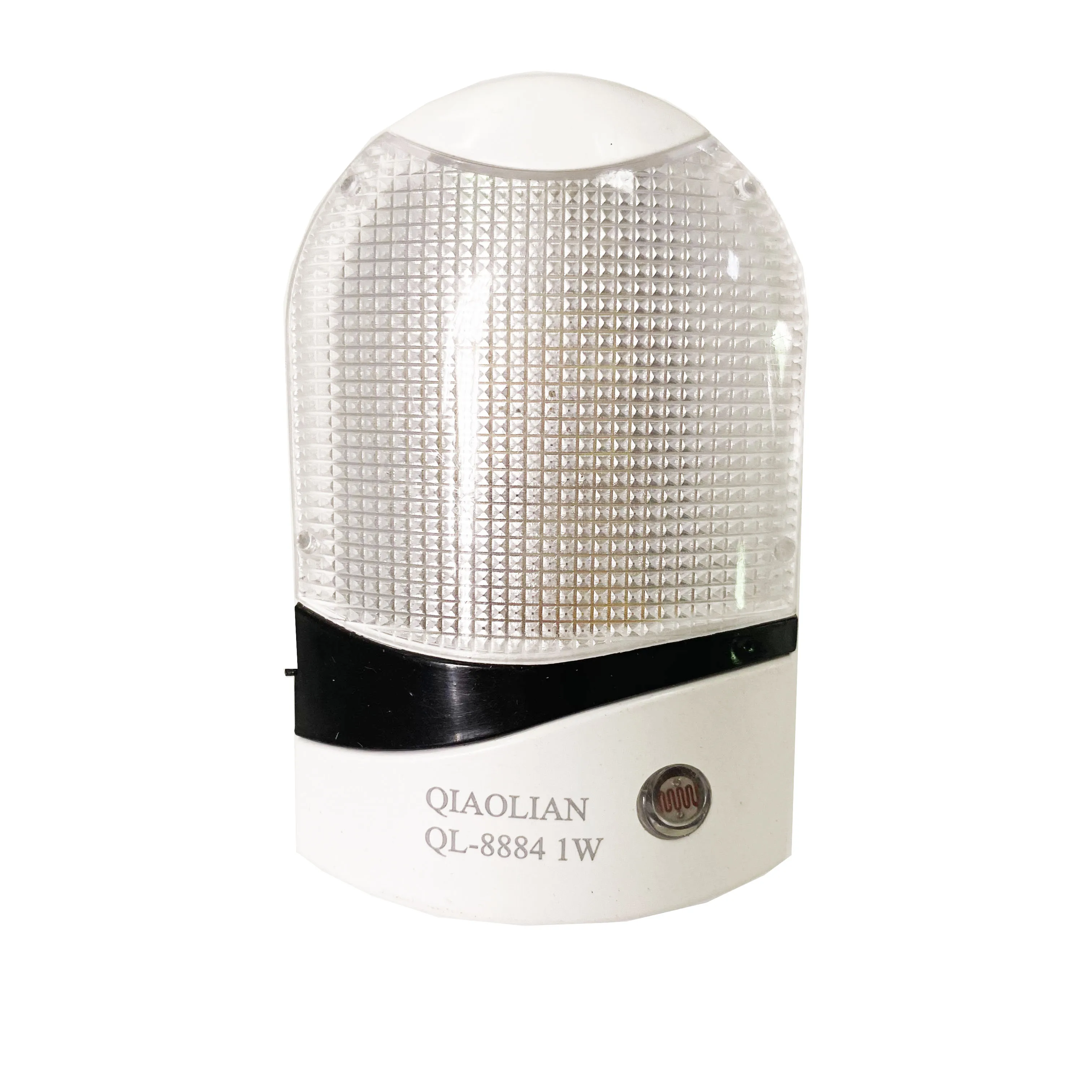 
Qiaoda High Quality EMC LVD 1W Light Sense LED Nightlight 110-250V Durable Save Electricity Classic Electric Socket Night Light 