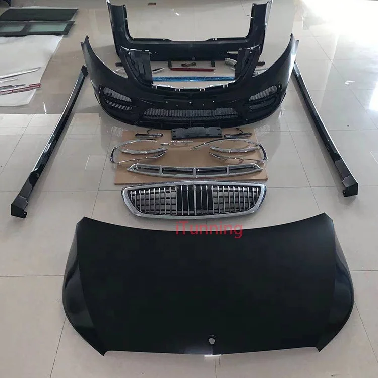  Facelift полный W446 W447 Комплект кузова автомобиля для Mercedes Benz Vito V250 V260 2016-2020 обновление до maybach стиль кузов