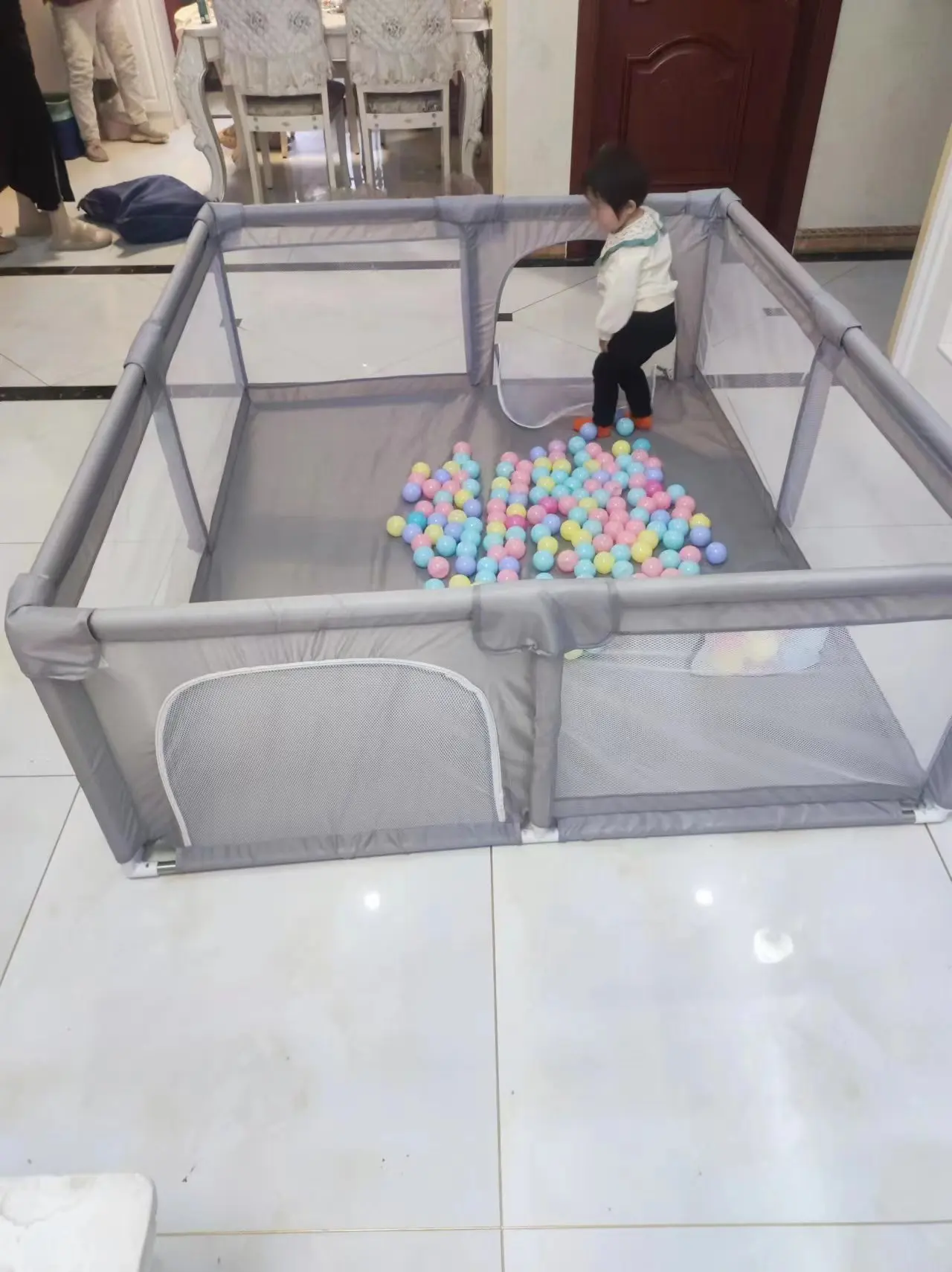 Wholesale Modern Large Size 2m Portable Foldable Baby Playpen Safe for Home Living Room Kitchen Dining Bedroom Outdoor Use