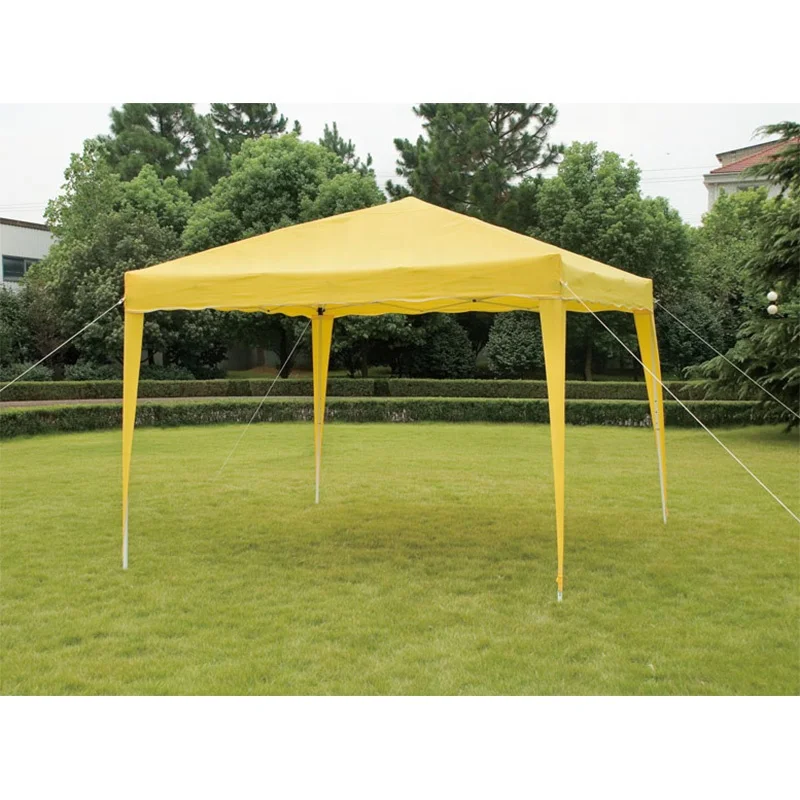 Wholesale factory 3X3 Square steel outdoor patio customized printing and woven label,Foldable canopy tent,portable gazebo