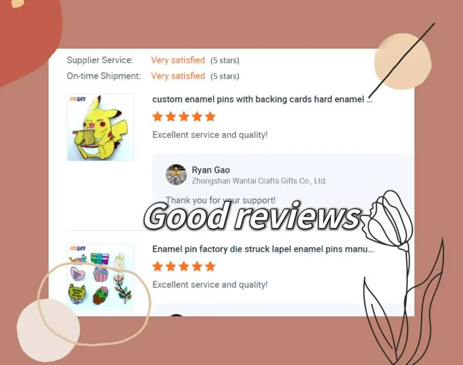 Free Proof China Manufacturers No MOQ Metal Hard Soft Enamel Custom badges Pins Brooch Cartoon Anime badges