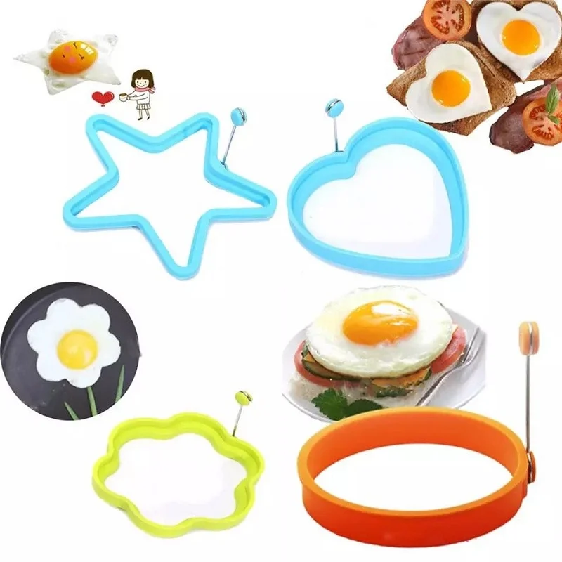 Wholesale Breakfast Cooking Tool Nonstick Pancake Mold Silicone Egg Ring Cooking Mold