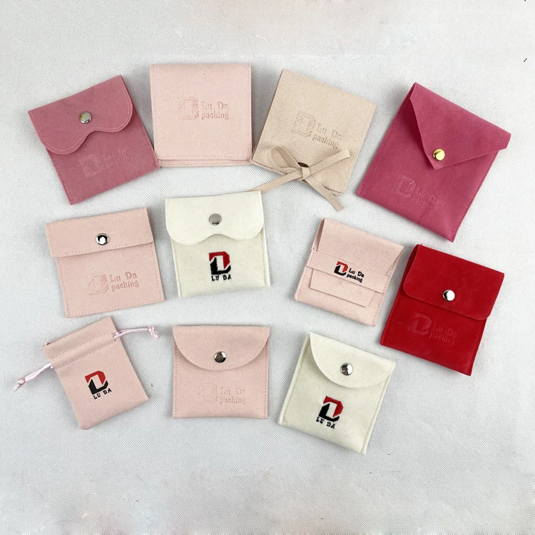 Suede pouch