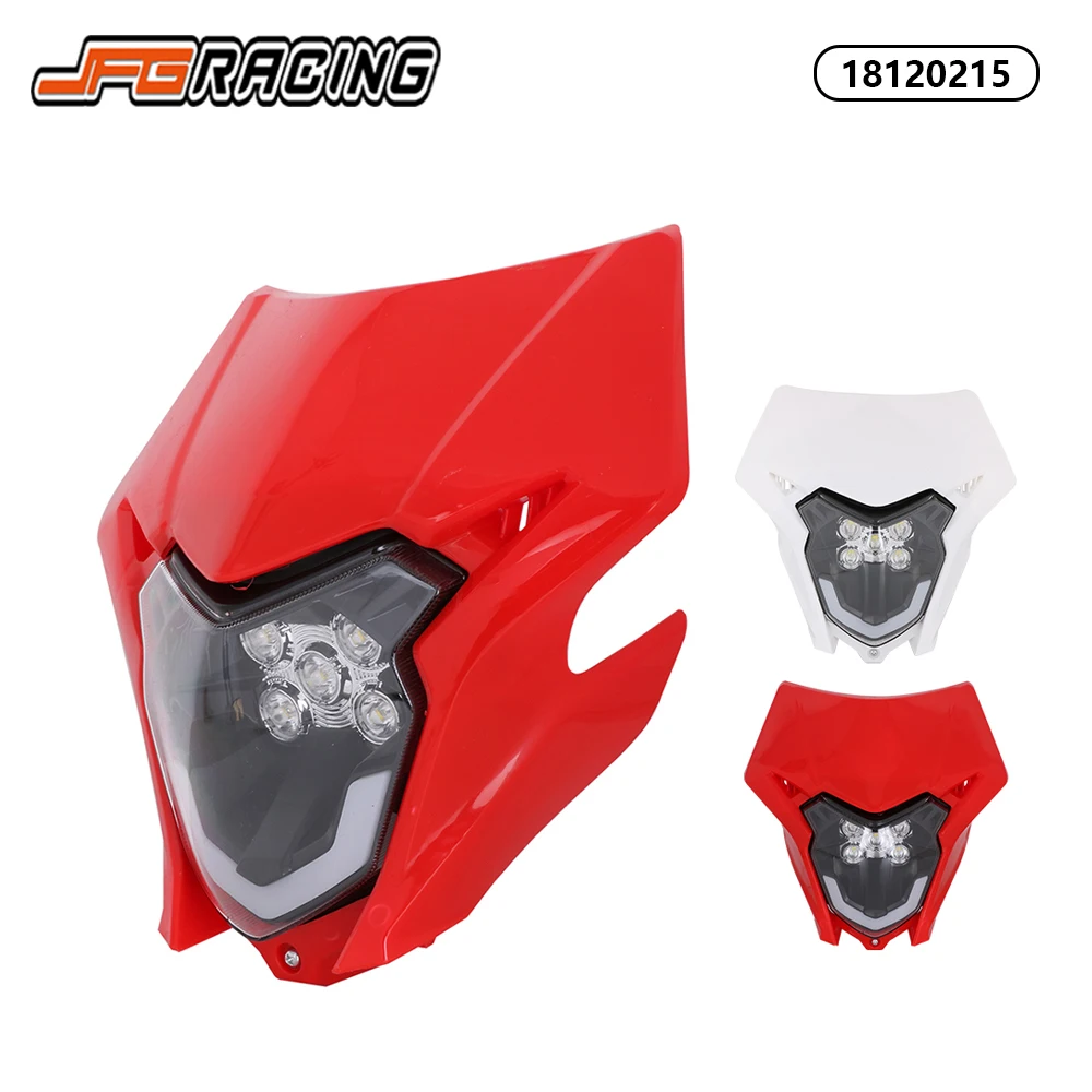 Dirt Bike Pit Bike Universal 12V 35W Motorcycle New LED Headlight Headlamp Head Lamp Light For KTM HONDA KAWASAKI SUZUKI YAMAHA