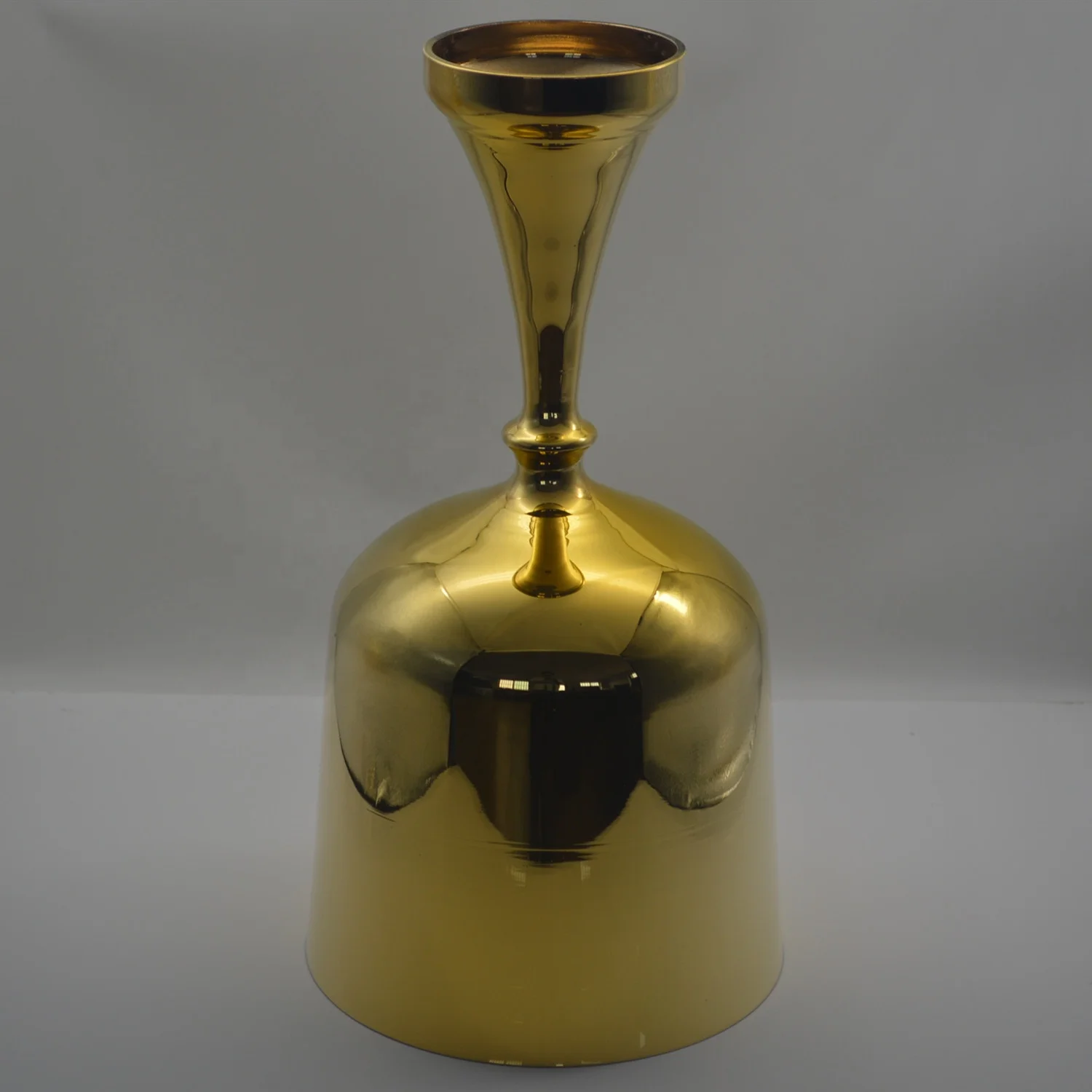 24K Gold Crystal Handle Singing Grail Hand Held Quartz Crystal Singing Bowl