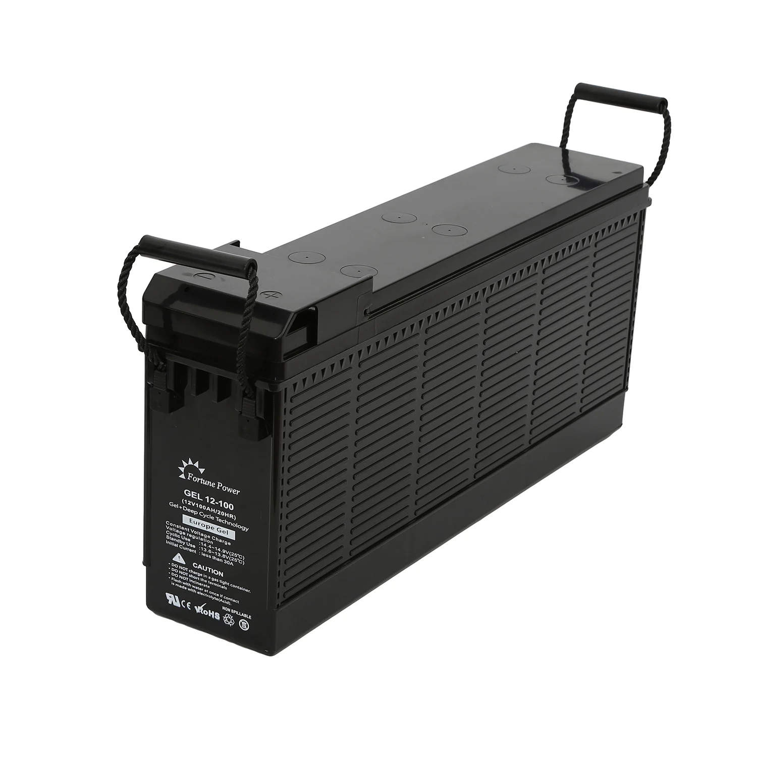 
Storage front terminal agm battery 12v 100ah 