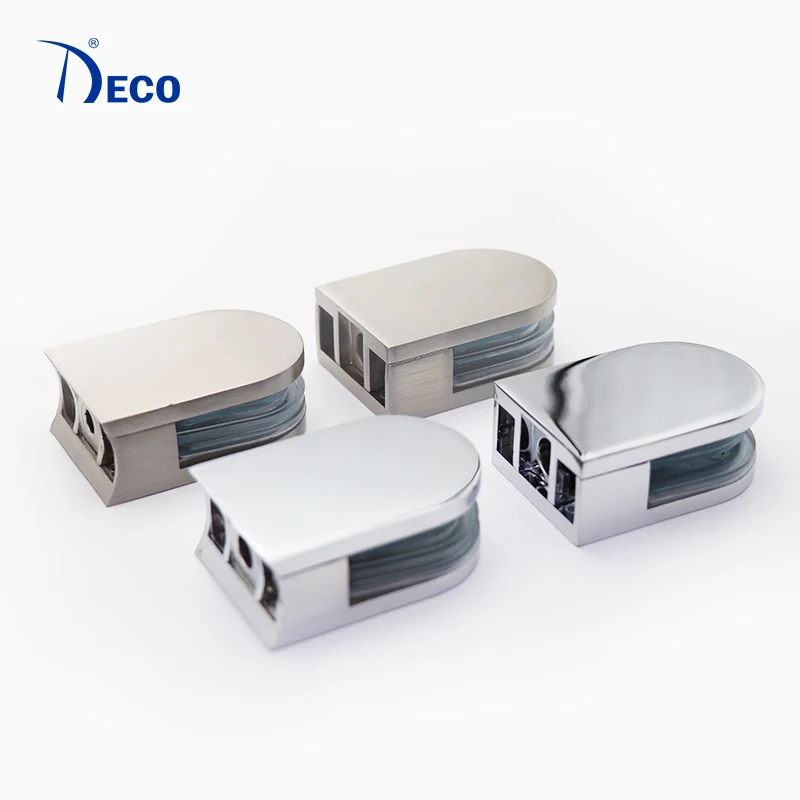 Нержавеющая сталь 304 квадратные стеклянные зажимы Регулируемый стеклянный кронштейн плоская задняя часть для балюстрады лестницы перила