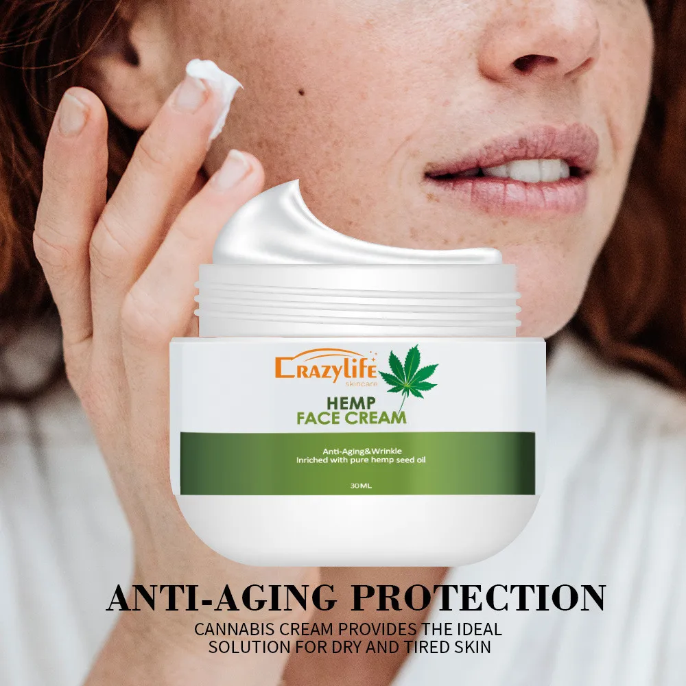 
CBD Cannabis Hemp Seed Oil Cream-100% Natural-Dry Cracked Skin Moisturizer. Gentle Body Lotion, Hand, Foot, Face Cream. 