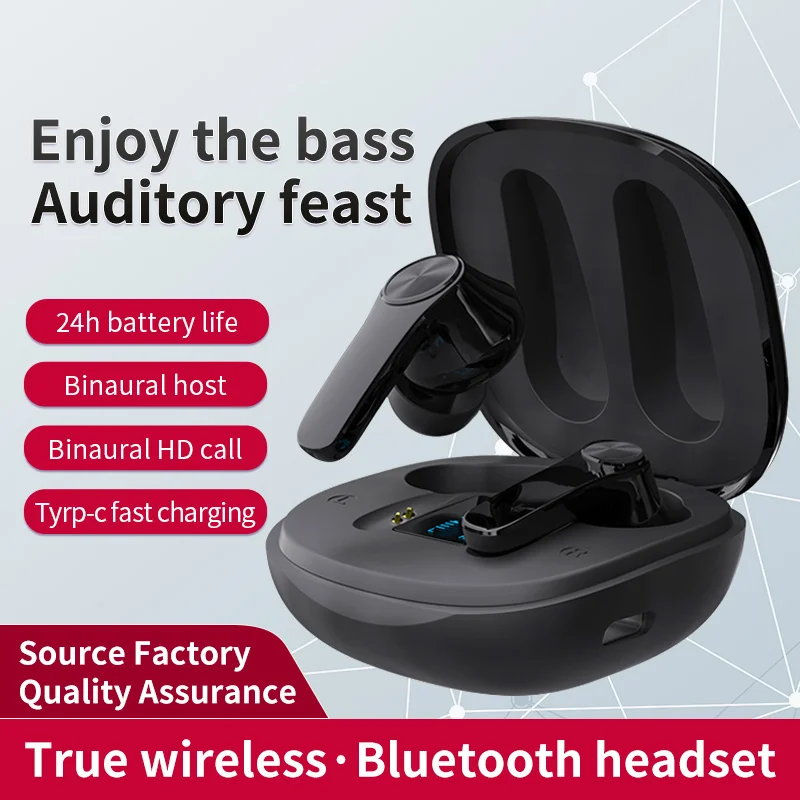 TWS Wireless Headphones Charging Box 9D Stereo Sports Waterproof Wireless Earphones With Microphone for Phone