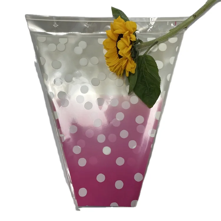 Flower Bouquet wrap Clear Sleeves Wrapping Bags Plastic Floral Sleeves Bag