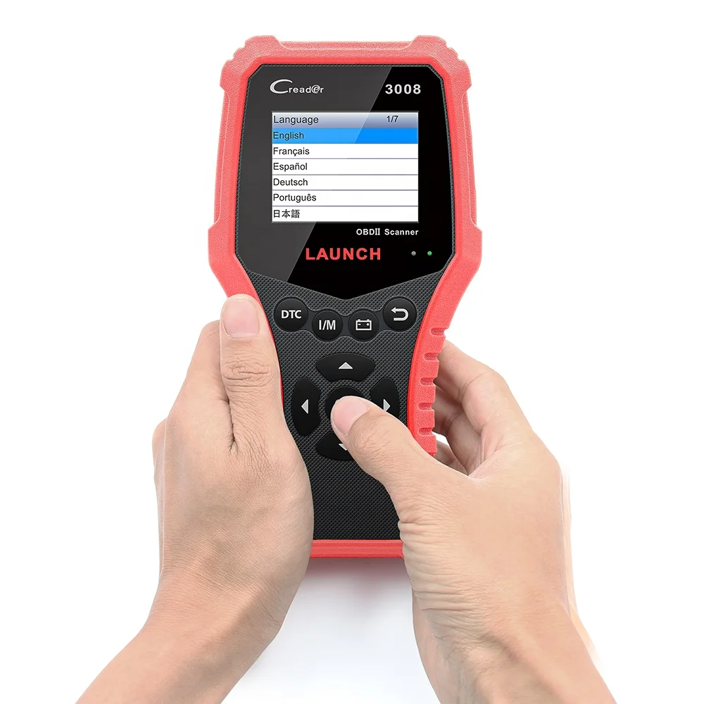  Считыватель кодов OBD 2 сканер инструмент LAUNCH Creader CR3008 поддерживает все 10 тестовых режимов OBDII и бесплатное обновление онлайн печать