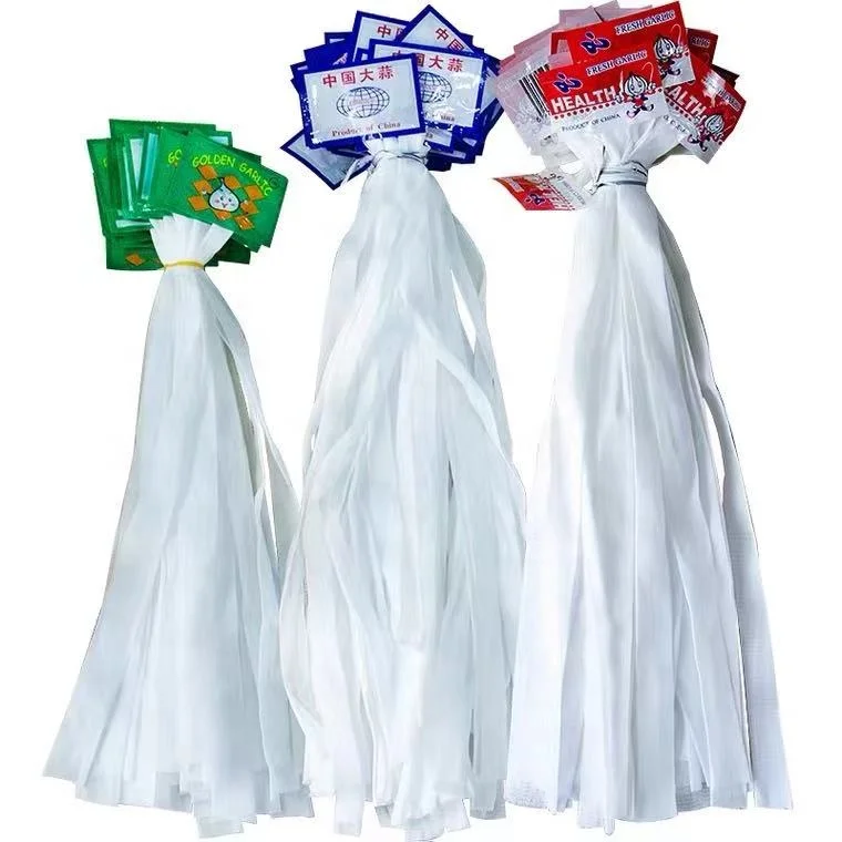 Manufacture Direct Supply Small 1kg Garlic Ginger Egg Packaging Mesh Net Bags Specially For Supermarket