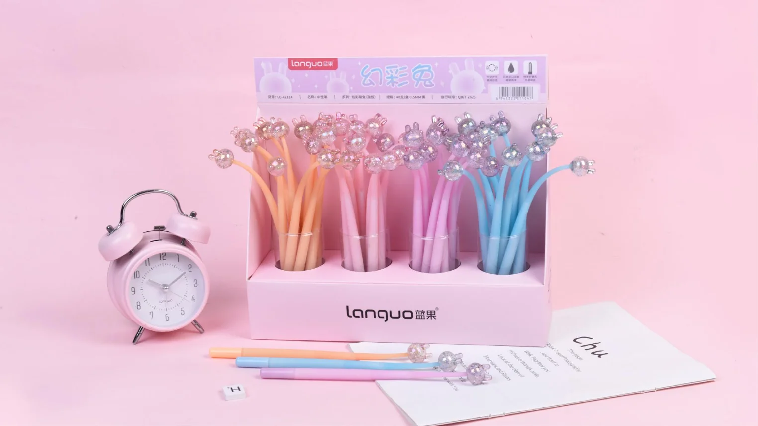 Симпатичные животные кошка лапой силиконовые нейтральный набор гелевых ручек Languo уникальные дизайн модный студент письменный стол/гелевых