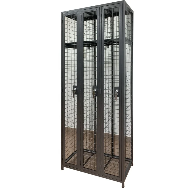 Safe Changing Room Lockers High Door Wire Mesh Locker Using Ski Resort