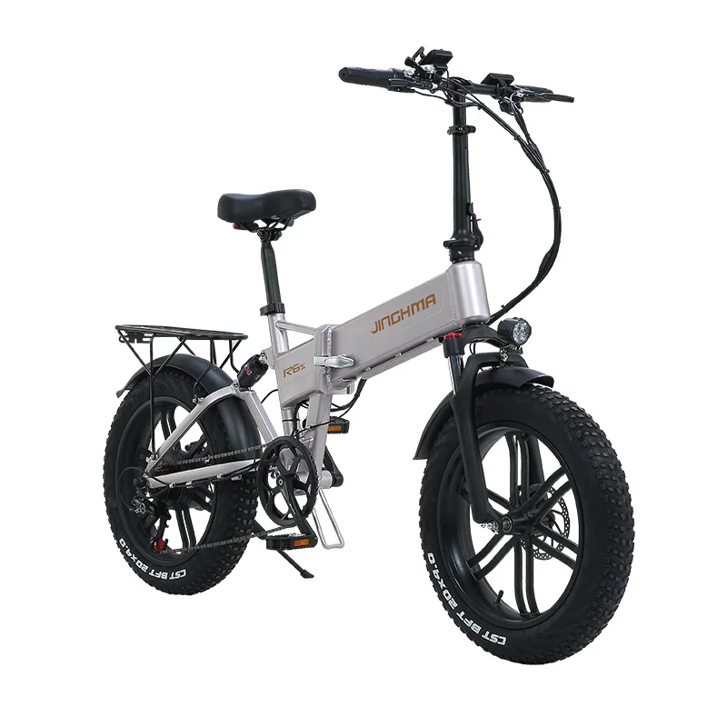 
New 350W/12.5A High-power folding electric bicycle fat tire electric shock-absorbing bicycle 20 inch 