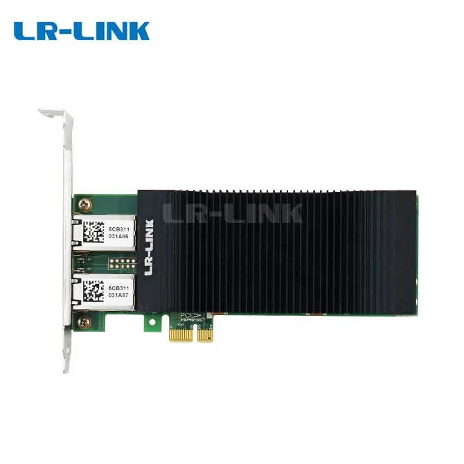 Lrlink промышленности LRES2033PT-POE зарядное устройство с двумя портами Ethernet сетевой карты 1Gigabit Vision рамки захватами