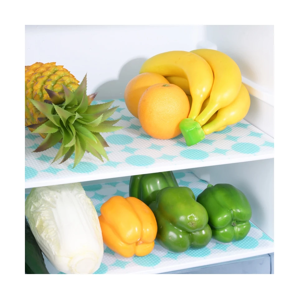 Customized use for refrigerator to anti bacteria moisture absorption mildew-proof can be cut EVA anti-bacterial fridge mat