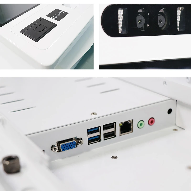 TouchWo window android touchscreen touch screen self service ordering payment kiosk with printer scanner and camera