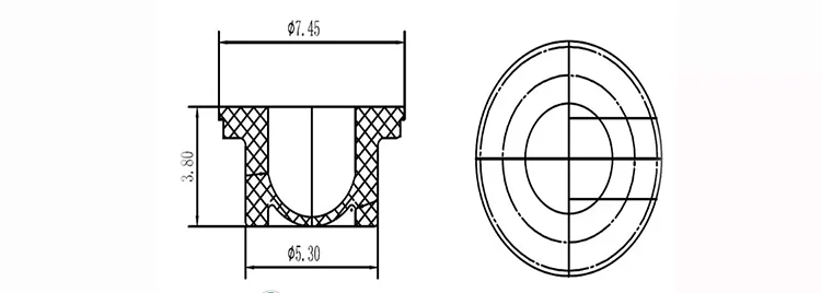 Fluorosilicone Mini Bi-Directional Valve