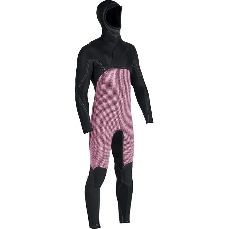 Mens Winter suit 4/3 3/2 Hooded Full suit Chest Zip SCR Neoprene Suit GBS Hand Taped Surfing Diving Wetsuit