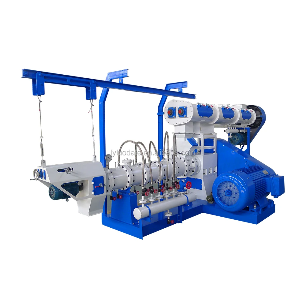 Hot sale fish pellet machine price 1-5 ton/h China floating fish pellets machine Advanced fish feed pellet