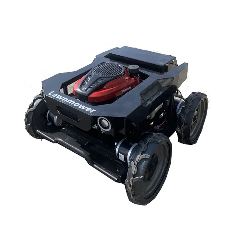 GC-500W T Zero Turn 4 Wheel Grass Cutting Robot Remote RC Lawn Mower for Farms and Home Gardens