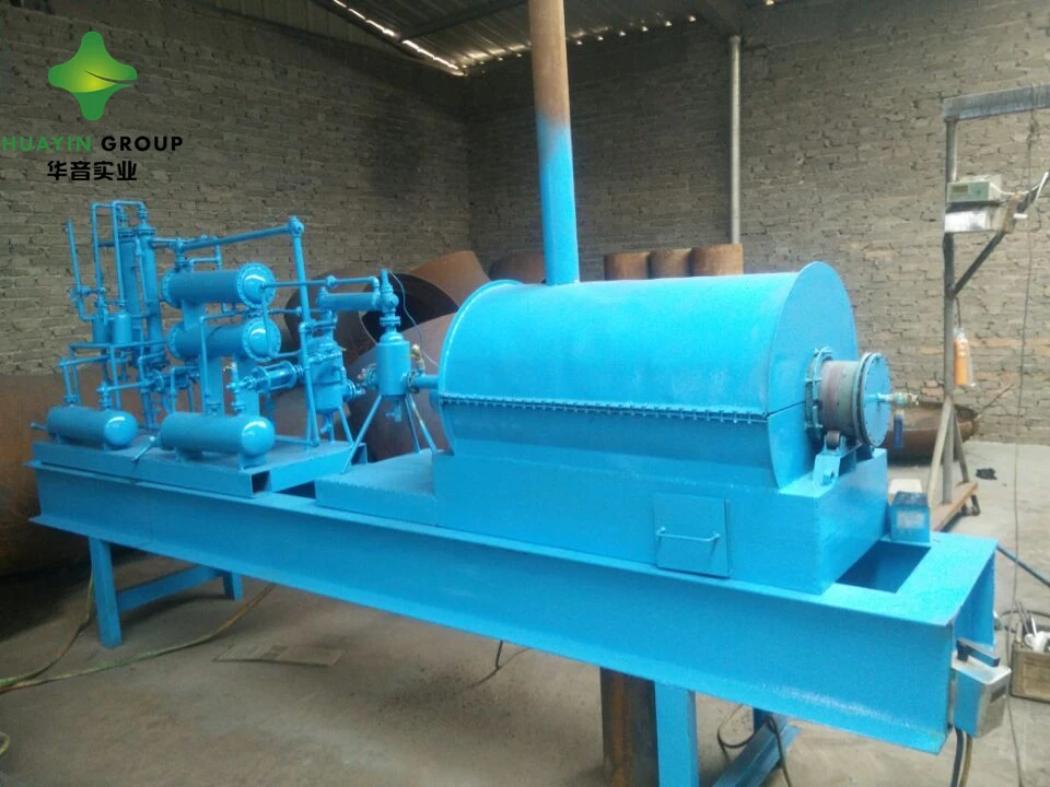 
High oil yield waste old tyre engine oil small mini pyrolysis refining plant for sale 