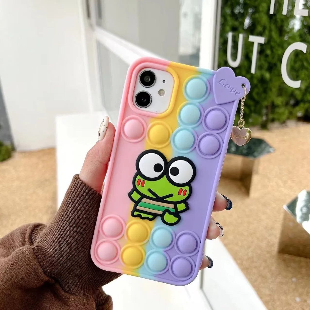 Phone13 Anti-rodent Decompression Mobile Phone Case For 7/8g/se Animal Doll Protective Case