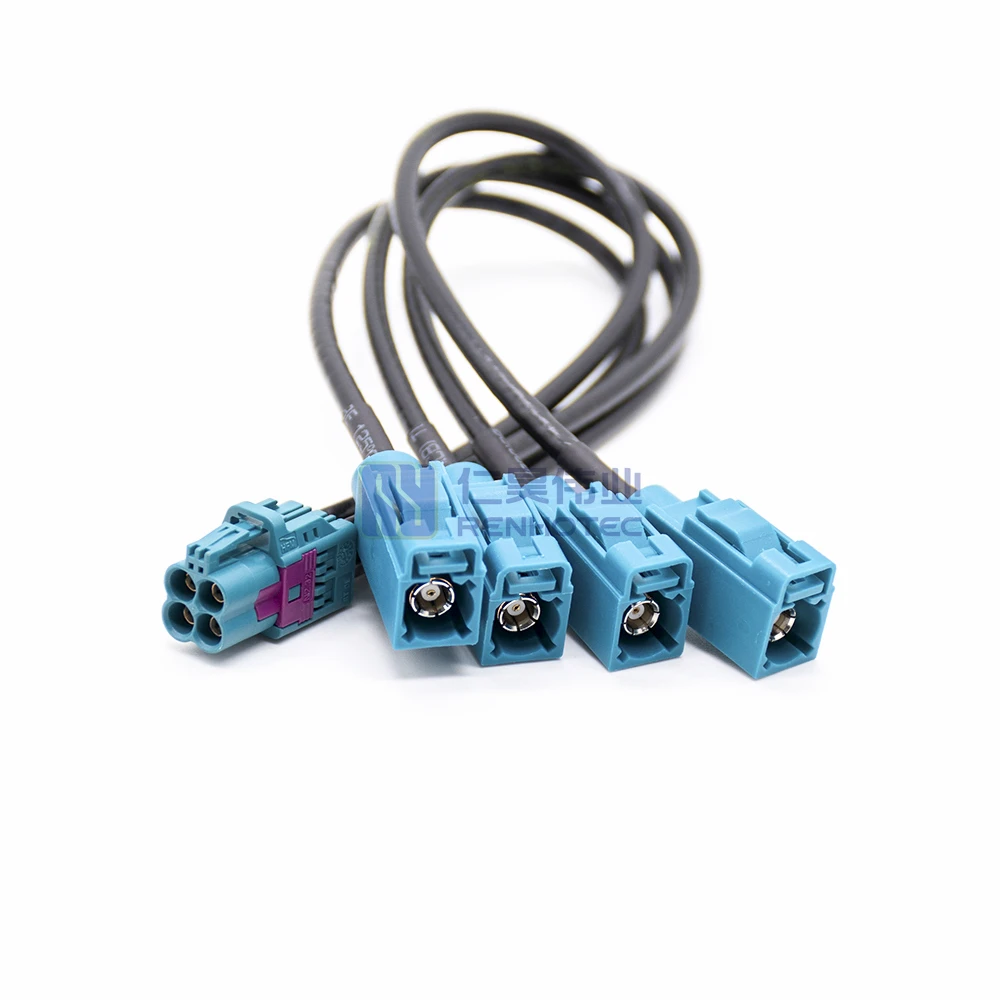 Automotive Cable Z Code Fakra Jack to Z-Code MINI Fakra Female