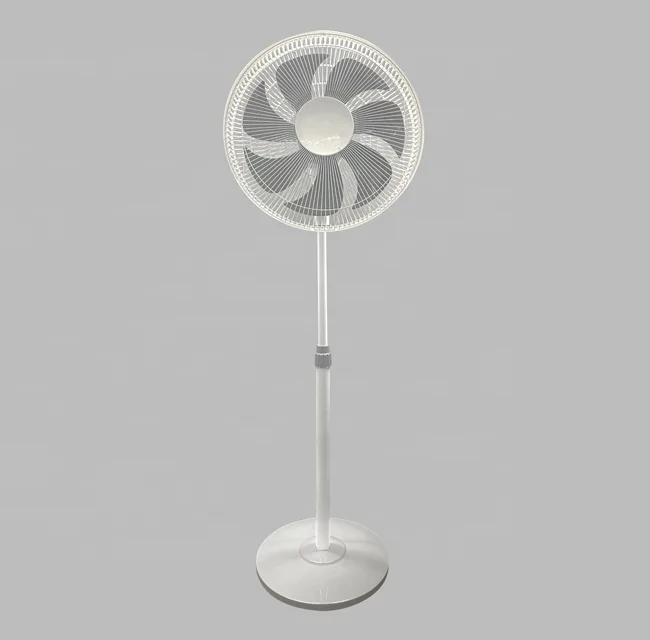 UnitedStar stock 7 air blades pedestal fan floor 16 inch plastic stand fan electric