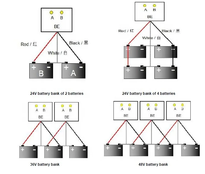 Эквалайзер для батарей HA01 Shenzhen 12 В 24