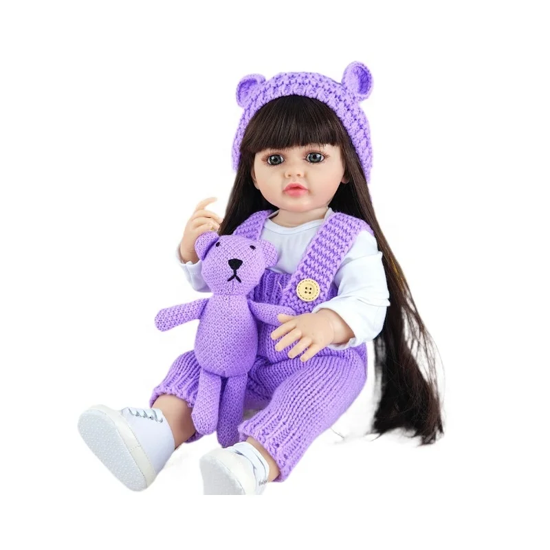 High Quality Newborn Silicone Lifelike Reborn Doll Set Silicone Reborn Baby Dolls Reborn Baby Doll With Clothes