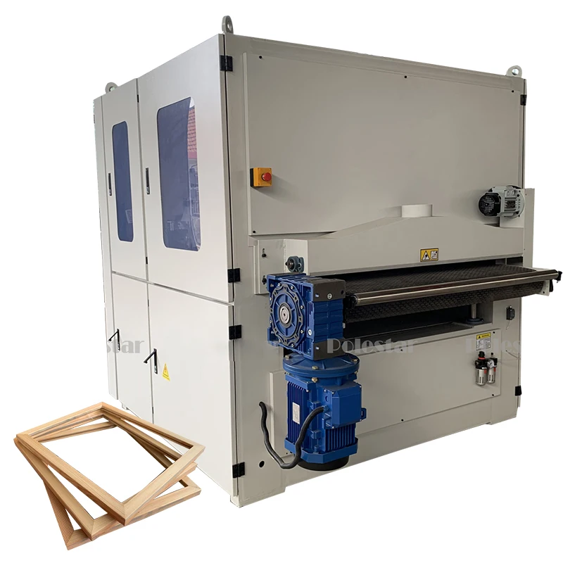 Woodworking Wood Floor Sander with Vacuum Double Belt Sanding Machine