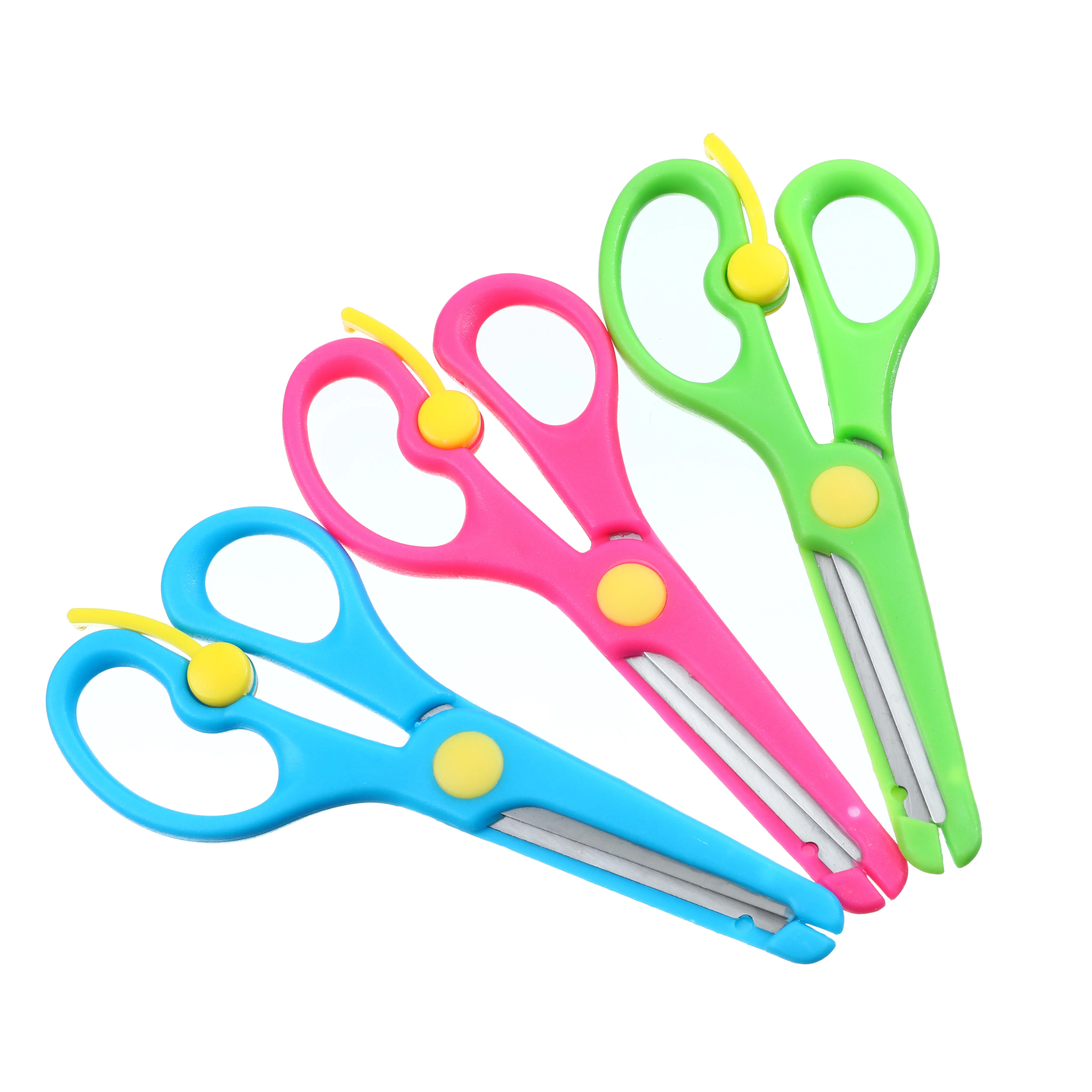 Новые конфеты цвет офисные канцелярские Детские безопасные ножницы DIY kids paper-режущие Игрушки Ножницы
