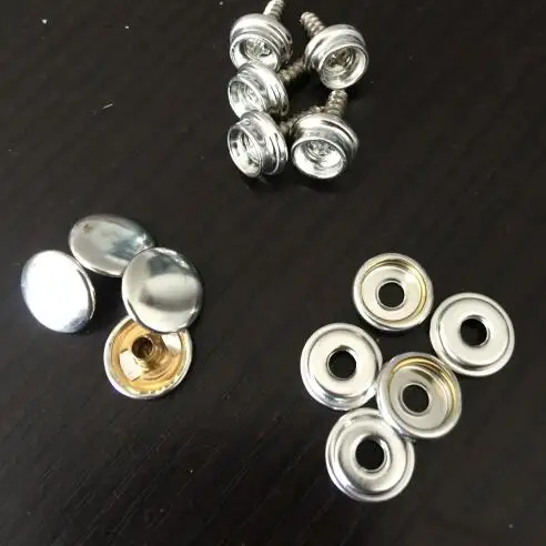 Поставка с фабрики PRYM 15 мм серебристо-черный караван для яхты оснастки крепеж с винтами нажмите шпильки кнопки 3 части шпильки дерево к ткани