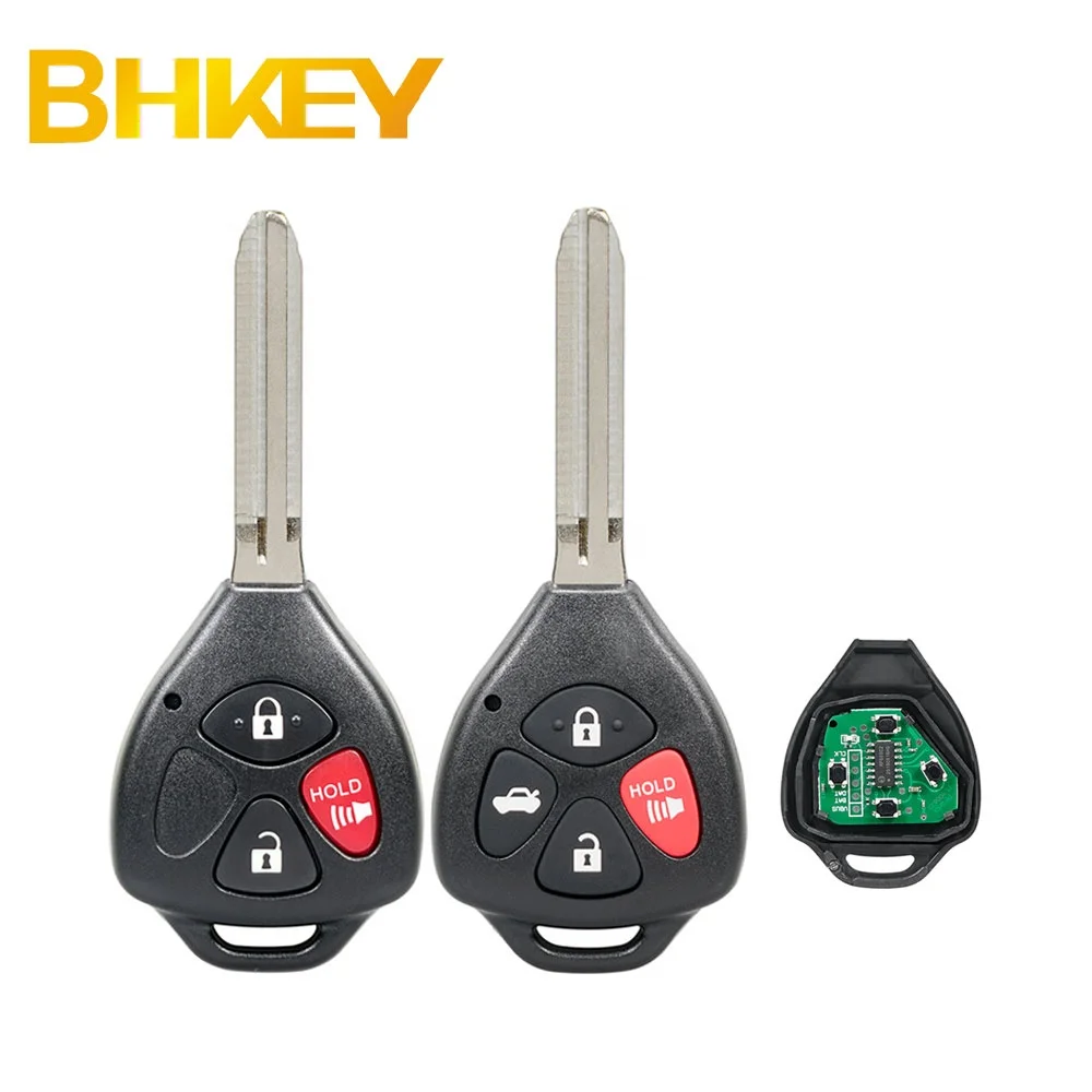 For Toyota RAV4 Scion Camry Corolla 3 BTN 4 BTN Remote Car Key 314Mhz 4d67 Chip HYQ12BBY